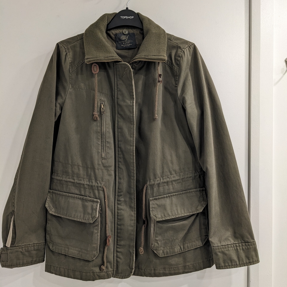 Zara Olive Green Women's Jacket